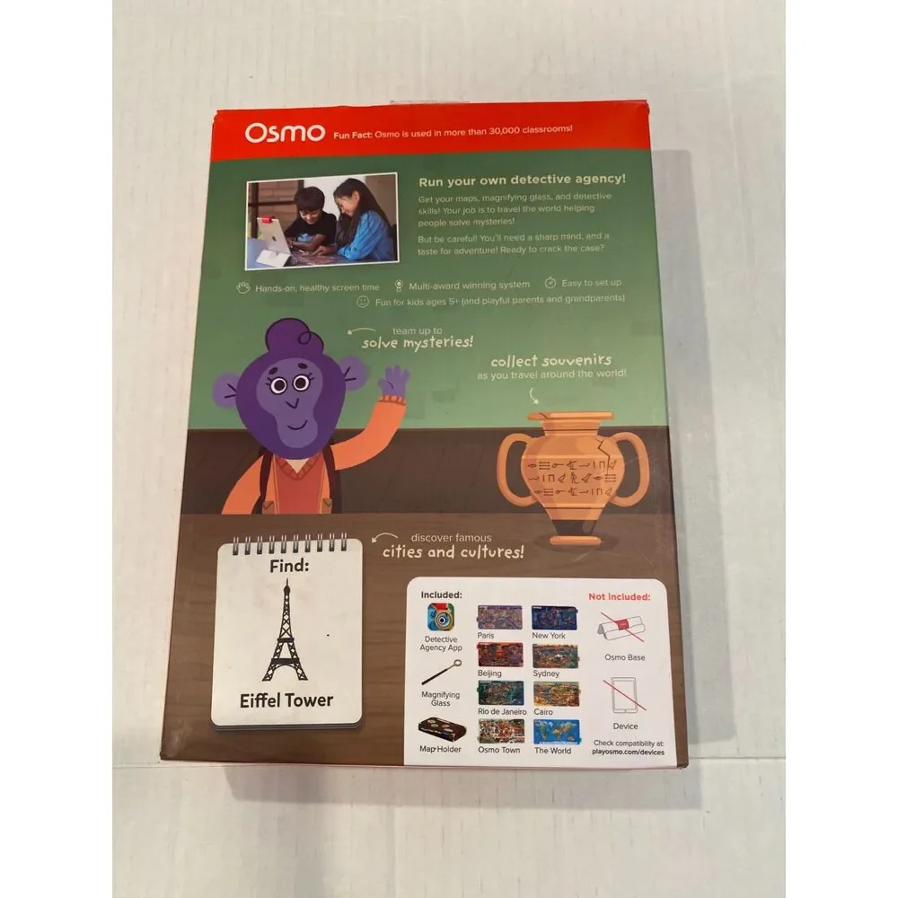 Osmo detective agency seek and find the game requires Osmo reflector & free app